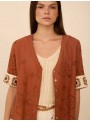 Blusa puño crochet