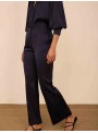 Pantalón acampanado satinado