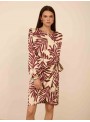 Vestido corto hombreras
