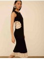 Vestido midi de punto