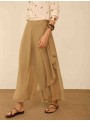 Falda-pantalón de gasa