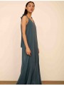 Vestido largo de tirantes