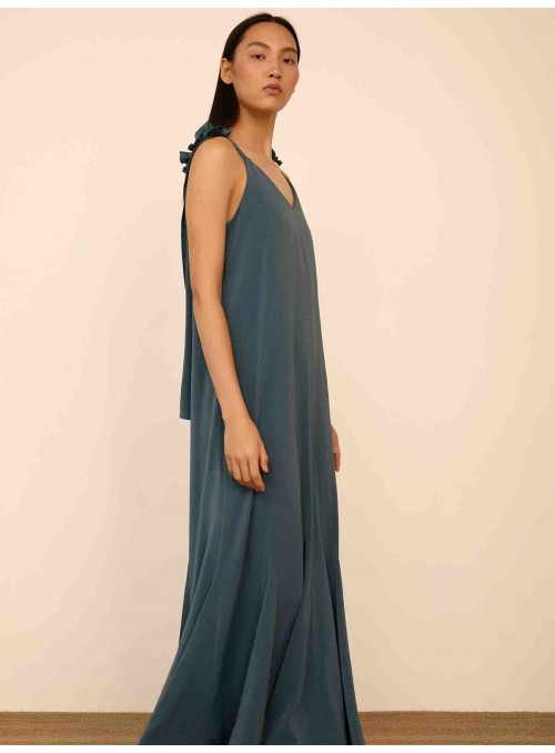 Vestido largo de tirantes