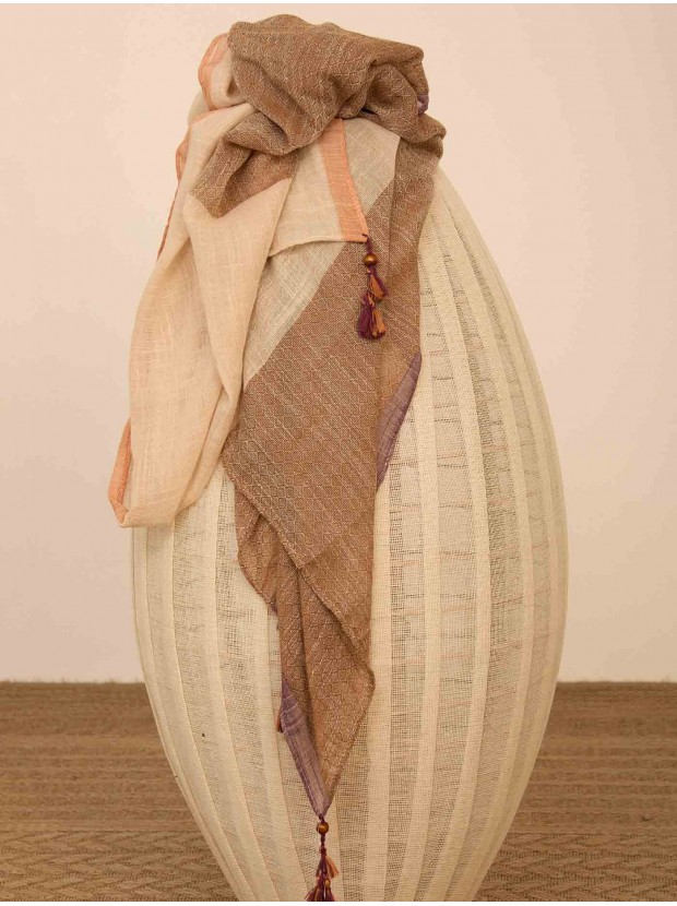 Fular estampado patchwork