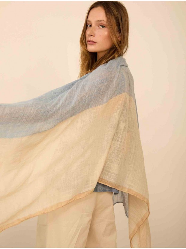 Fular estampado patchwork