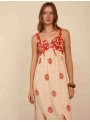 Vestido largo estampado