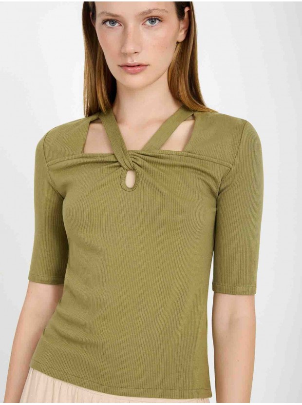 Camiseta canalé