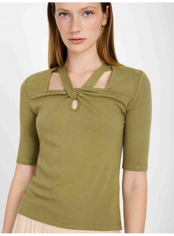 Camiseta canalé