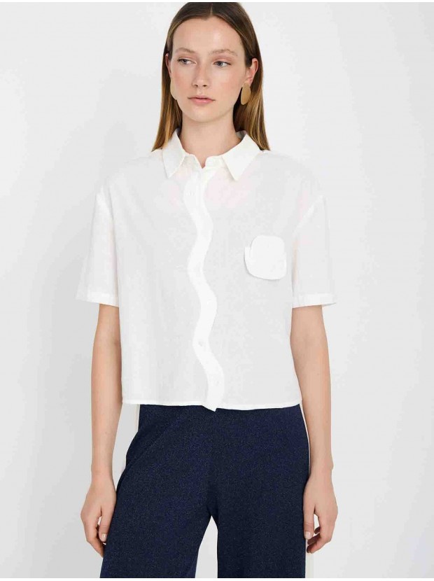 Camisa tapeta ondulada
