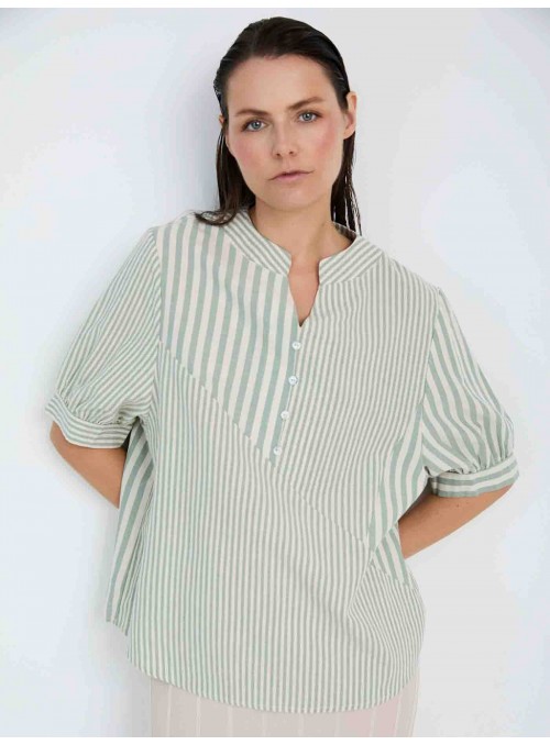 Camisa rayas combinadas