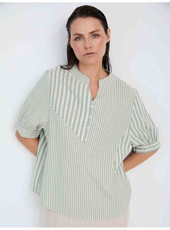 Camisa rayas combinadas