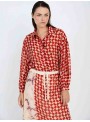 Camisa fluida estampada
