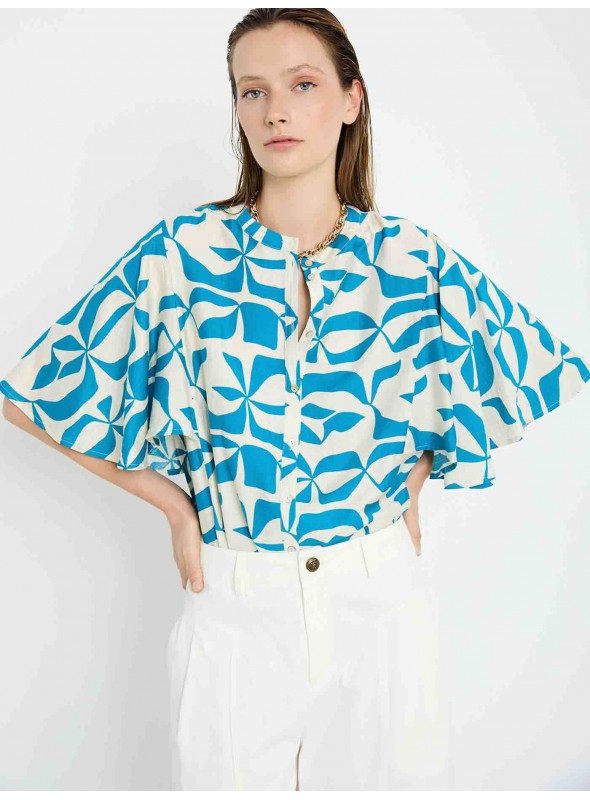 Camisa estampado abstracto
