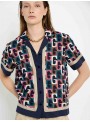 Camisa estampado retro