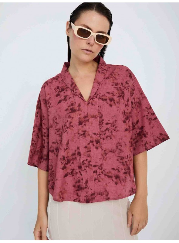 Blusa estampado tie-dye