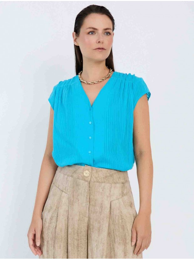 Blusa rayas jaretas