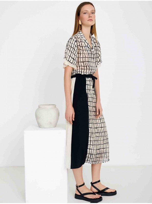 Falda patchwork