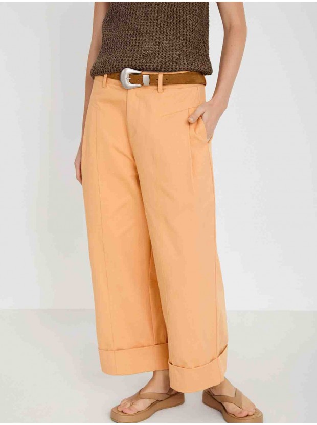Pantalón denim recto