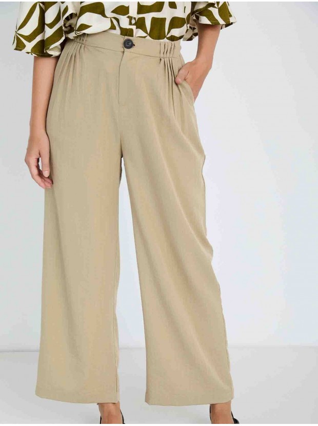 Pantalón fluido pinzas