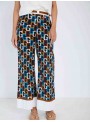 Pantalón estampado retro