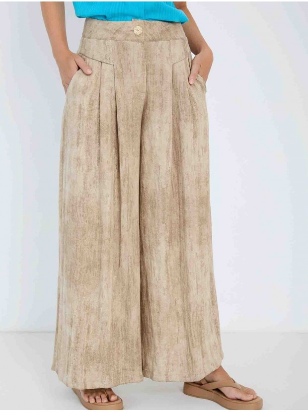 Pantalón palazzo tie