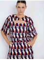 Blusa satinada abertura