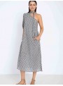 Vestido escote asimétrico