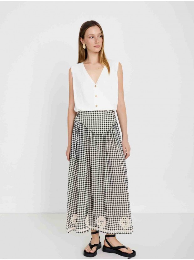 Falda vichy
