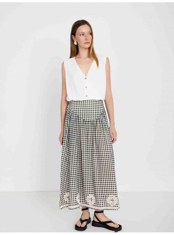 Falda vichy