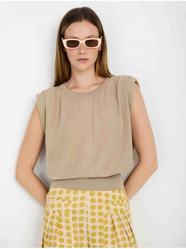 Top punto tencel