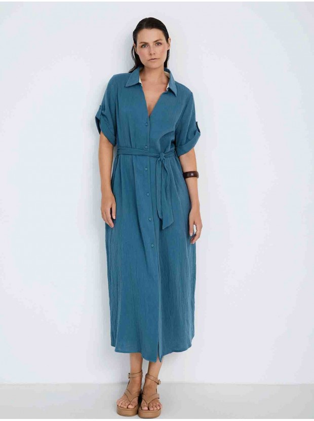 Vestido bambula algodón