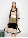 Chaqueta punto colorblock