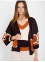 Chaqueta punto jacquard