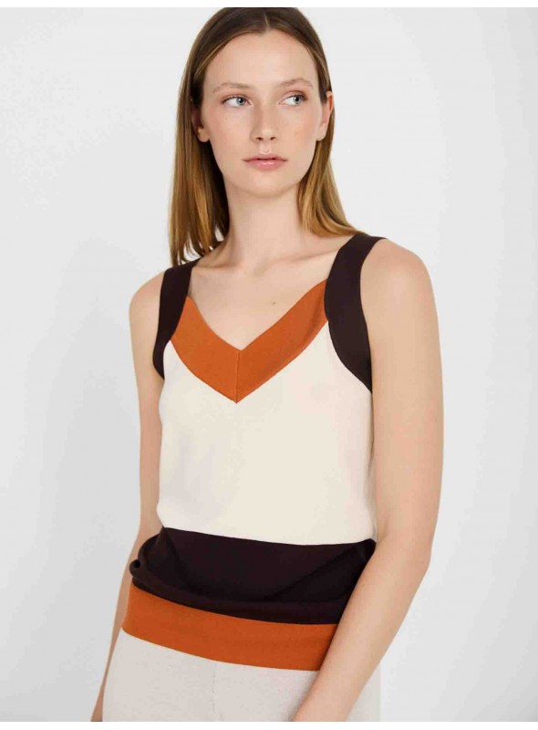 Top intarsia punto