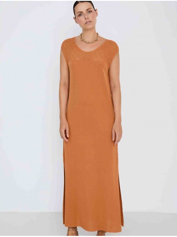 Vestido punto rombos