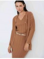 Chaqueta punto canalé