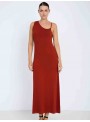 Vestido punto asimétrico
