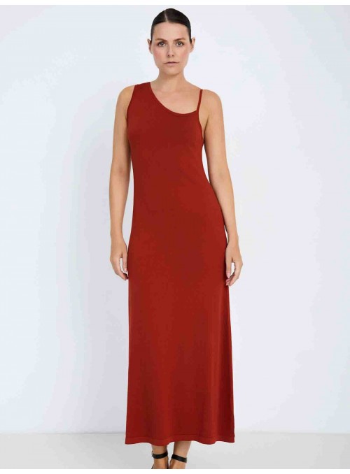 Vestido punto asimétrico