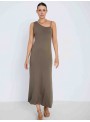 Vestido punto asimétrico