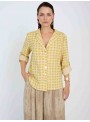Camisa algodón topos