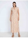 Vestido estampado geométrico