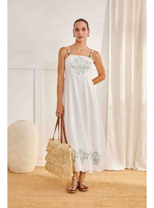 Vestido viscosa