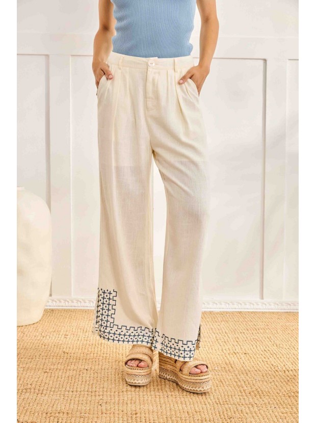 Pantalón largo viscosa