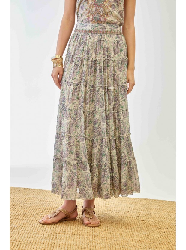 Falda midi