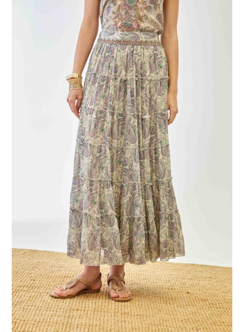 Falda midi