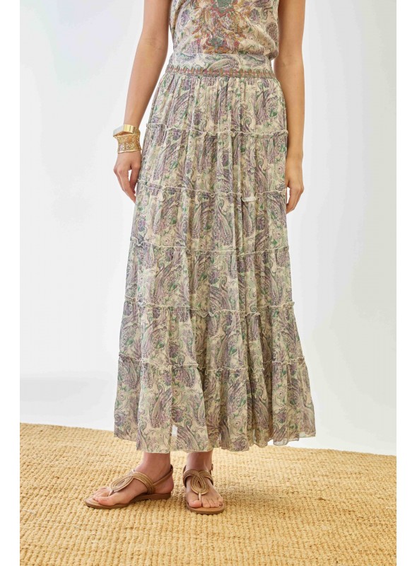Falda midi