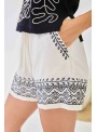 Short bordado
