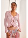 Cardigan volantes