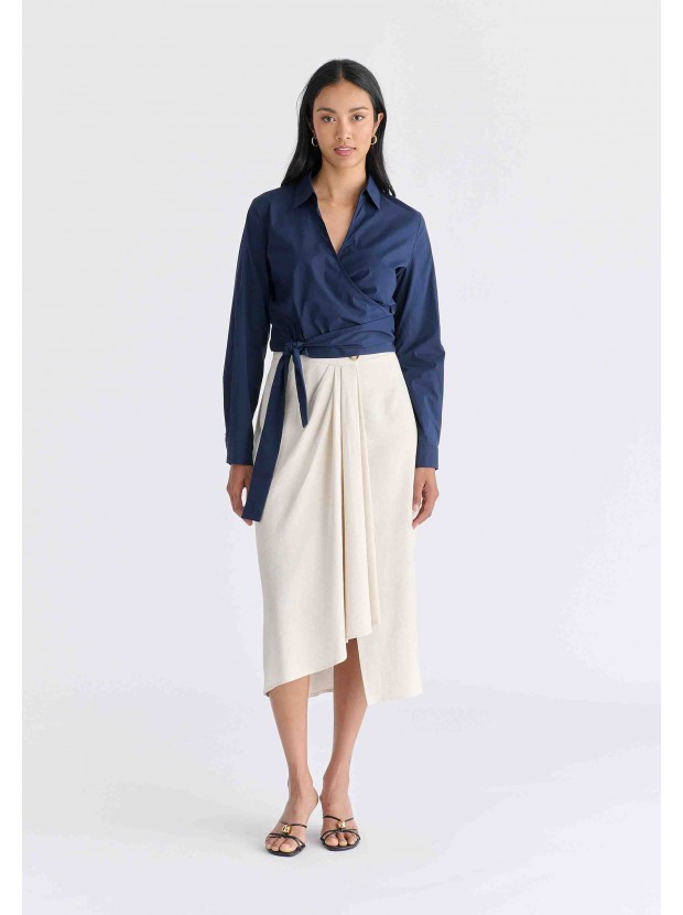 Blusa cruzada
