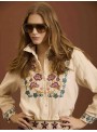Camisa bordado floral